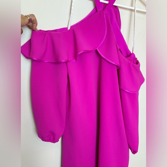 Size 2 Lilly Pulitzer Abrielle Cold Shoulder Mini Dress - Picture 3 of 13